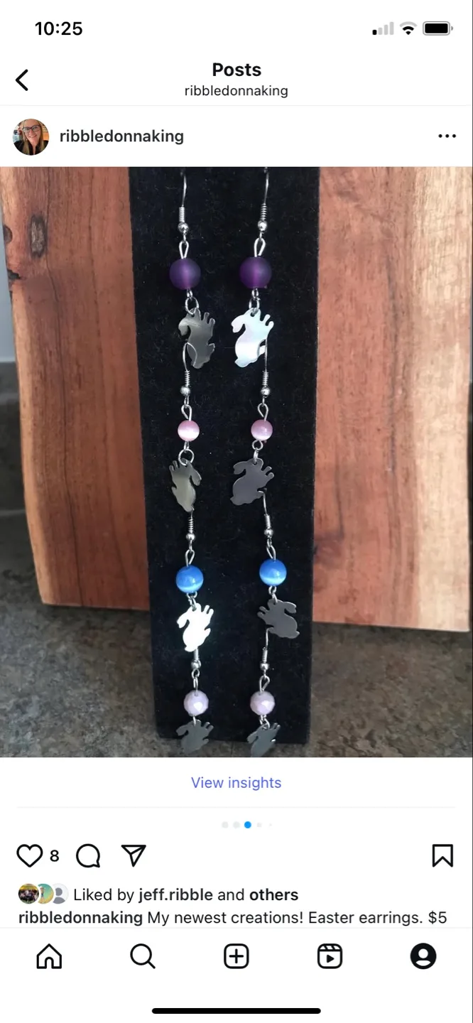 Handmade Easter Earrings image indicator(10)