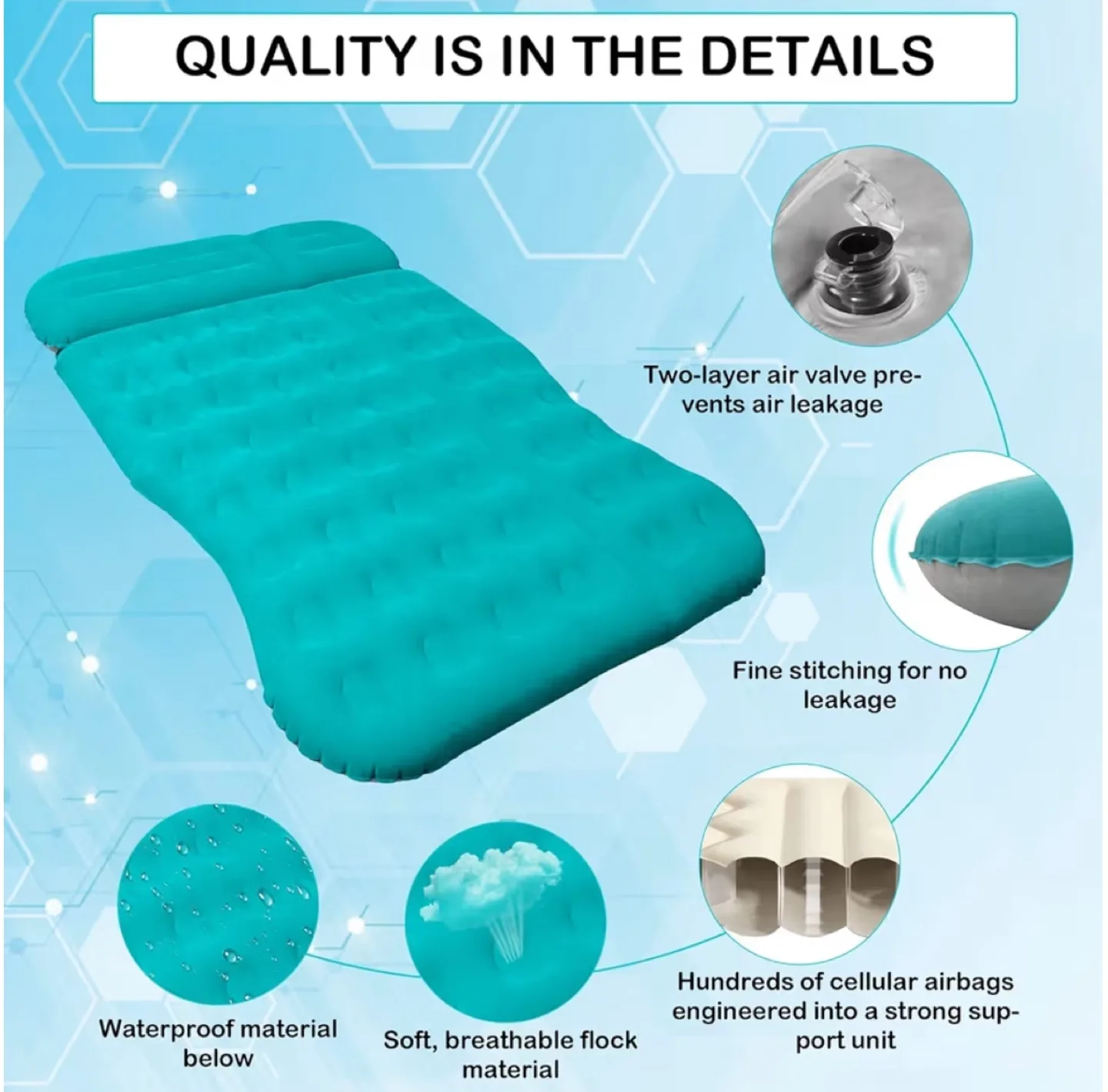 Car Air Mattress Bed 💚 image indicator(6)