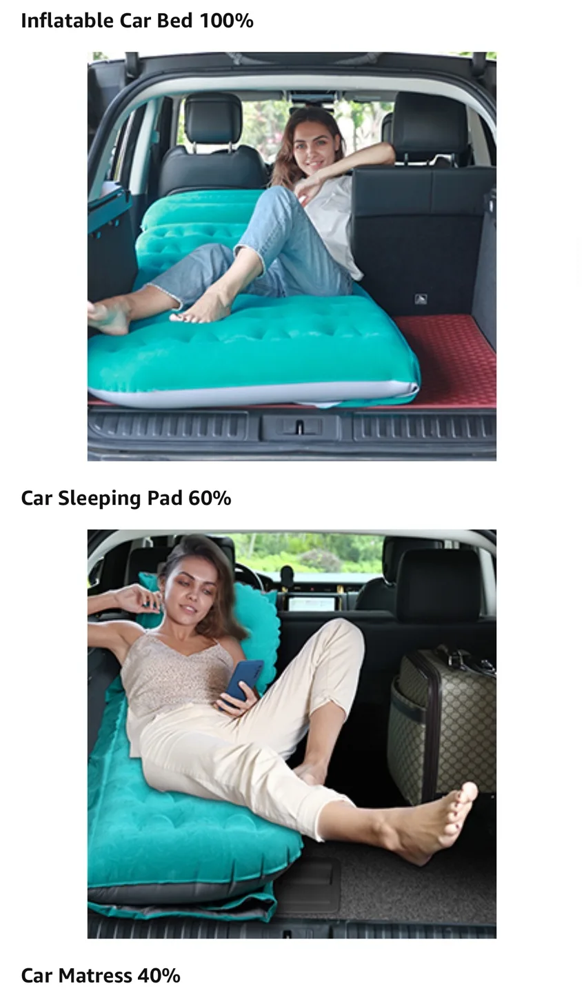 Car Air Mattress Bed 💚 image indicator(2)
