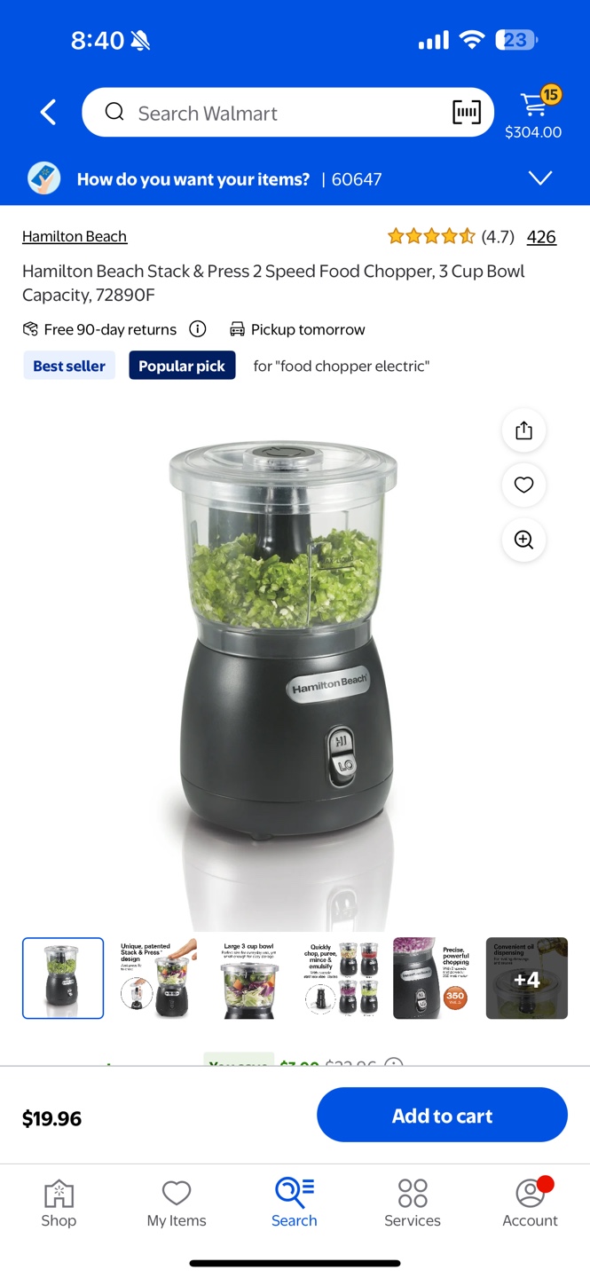 Hamilton Beach Mini Food Chopper - photo 4