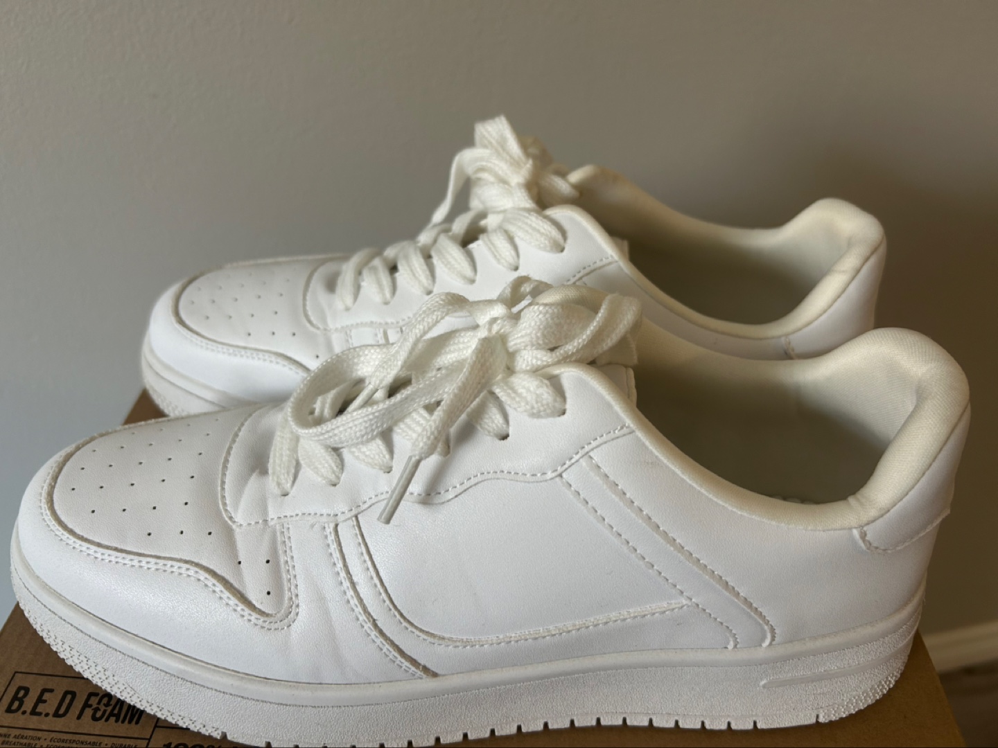 Call It Spring White Vegan Leather Sneakers - photo 2