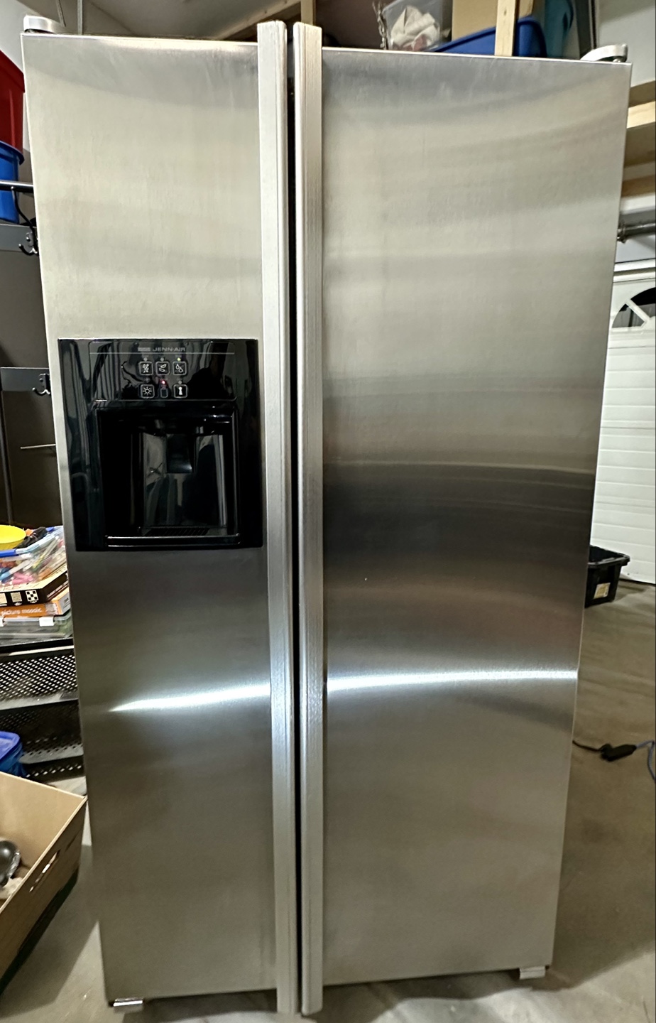 Jenn Air Stainless Steel Fridge