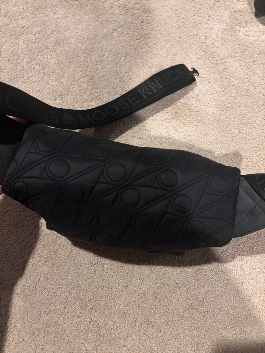 Moose Knuckles Black Quilted Fanny Pack - photo 2
