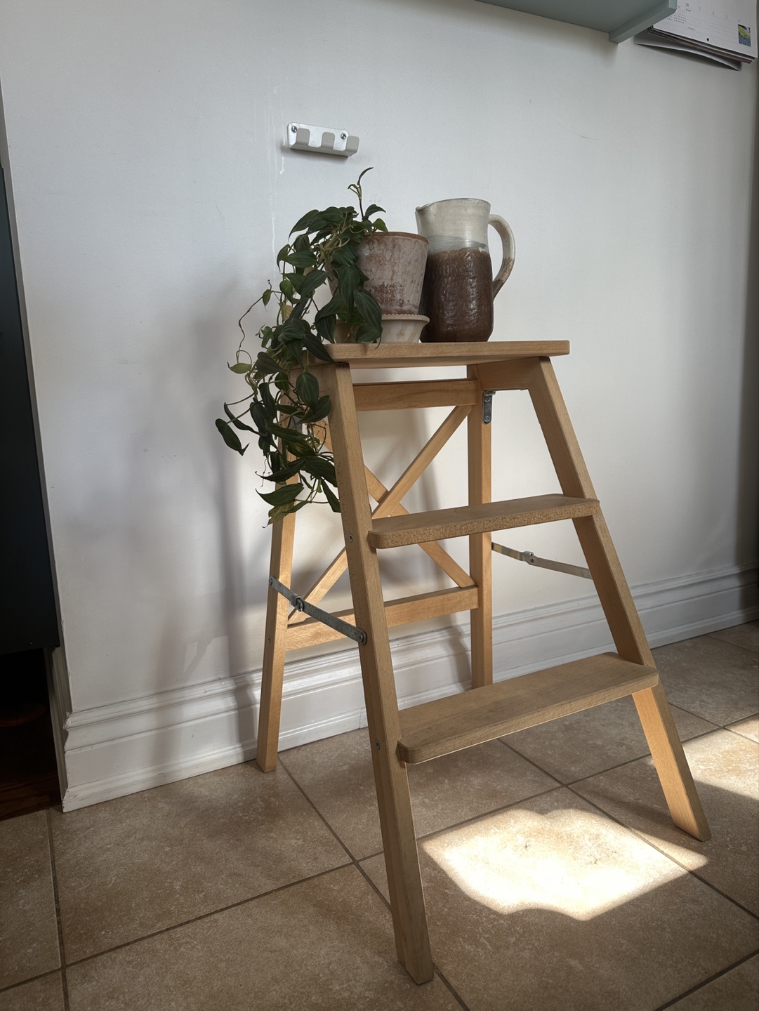 Wooden Folding Step Stool