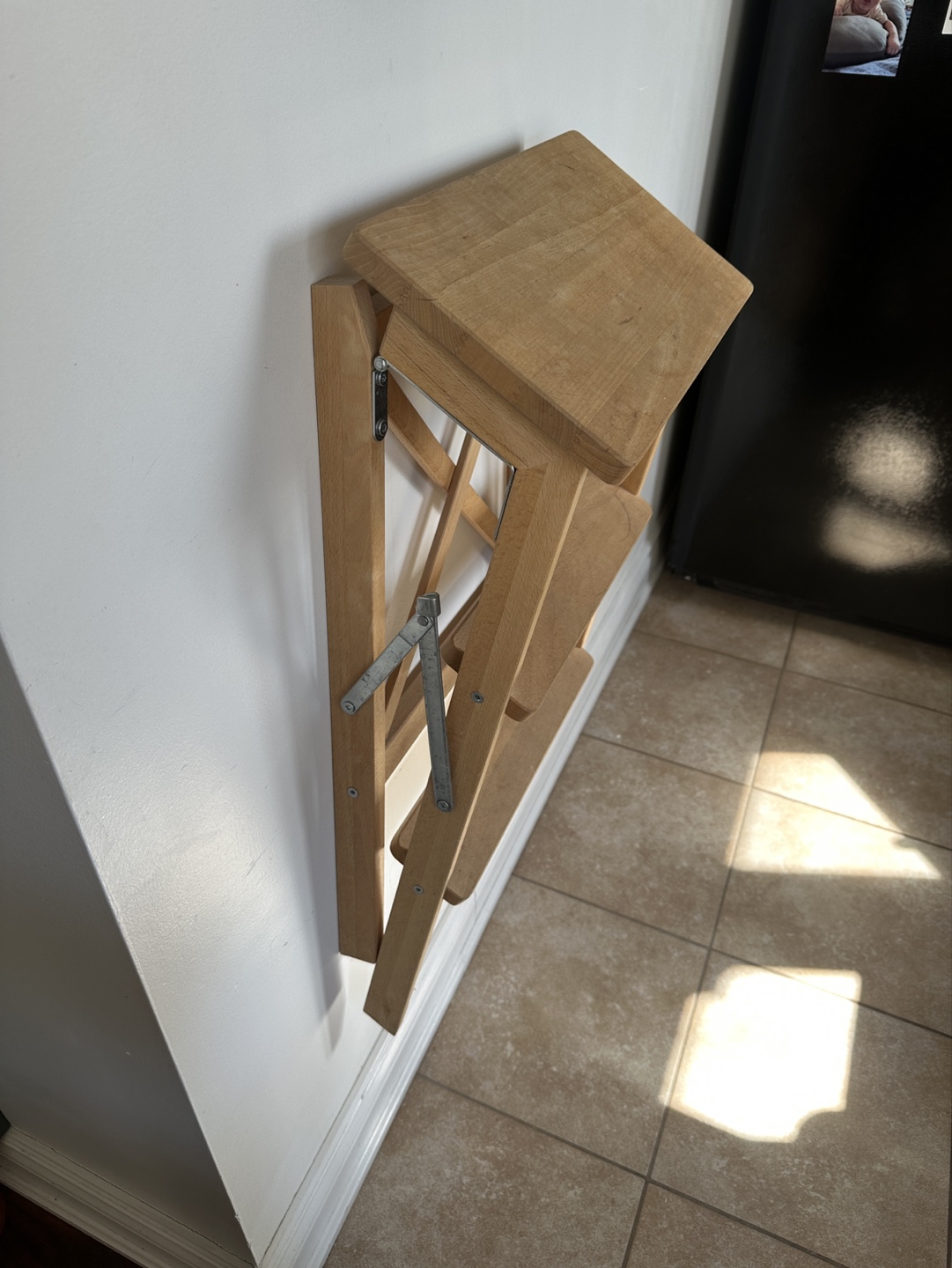 Wooden Folding Step Stool - photo 3