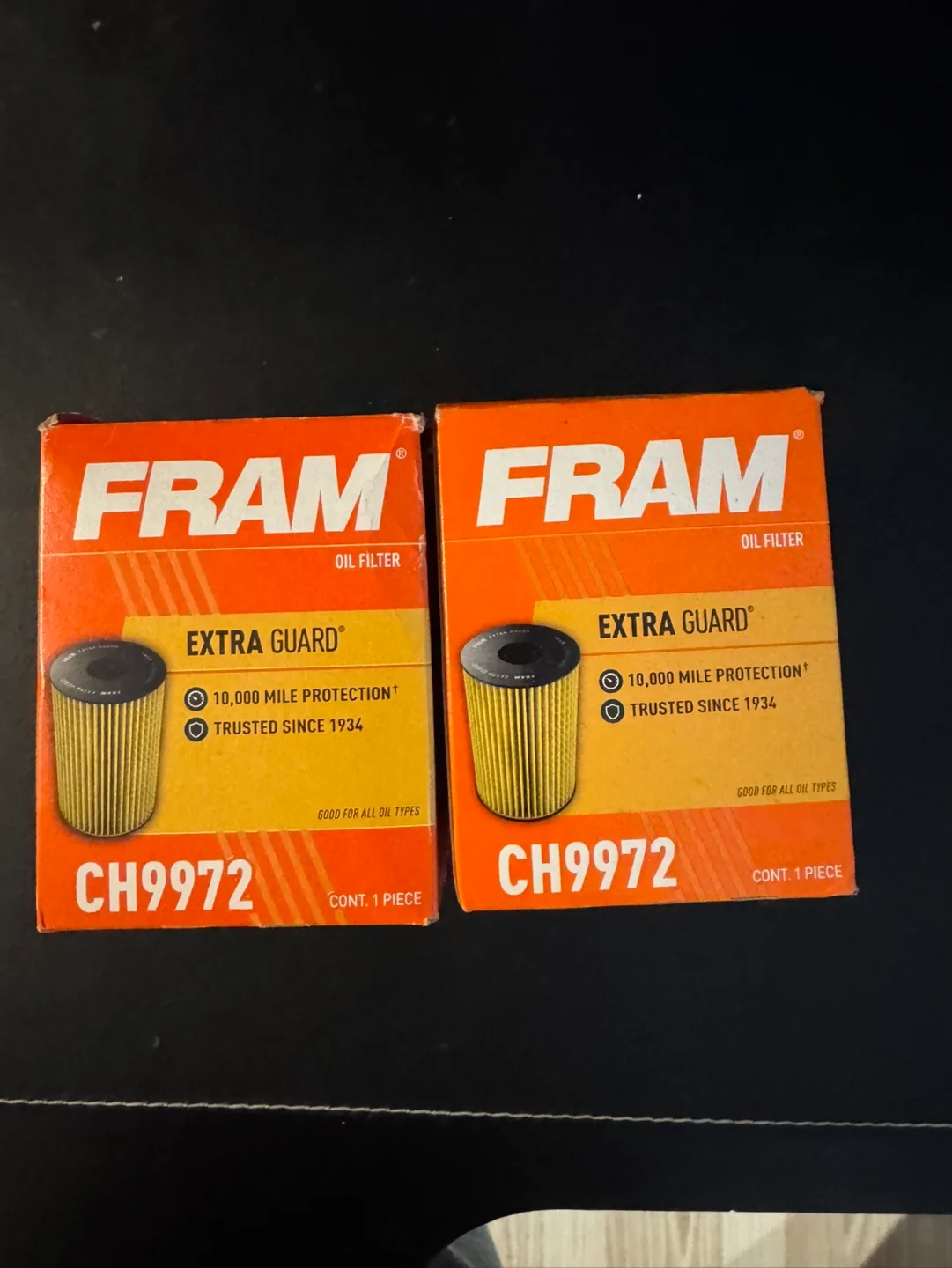 2x FRAM CH9972 Extra Guard Oil Filters - New in Box thumbnail