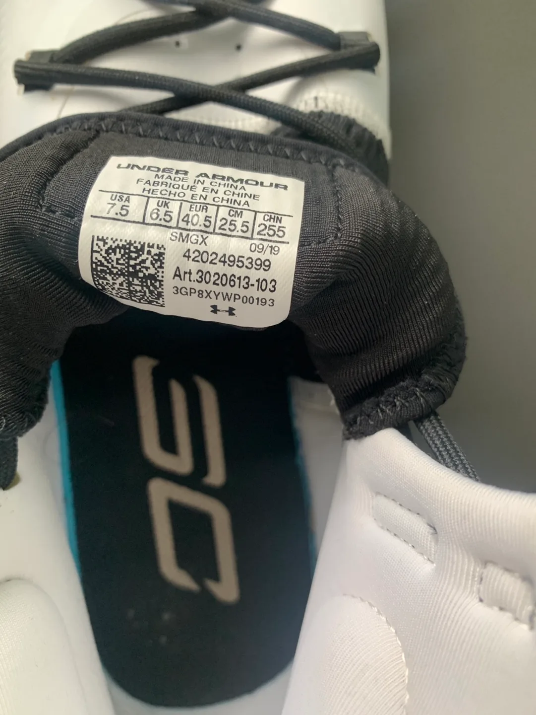 Brand New Under Armour Curry 8 Basketball Shoes - White/Black image indicator(6)