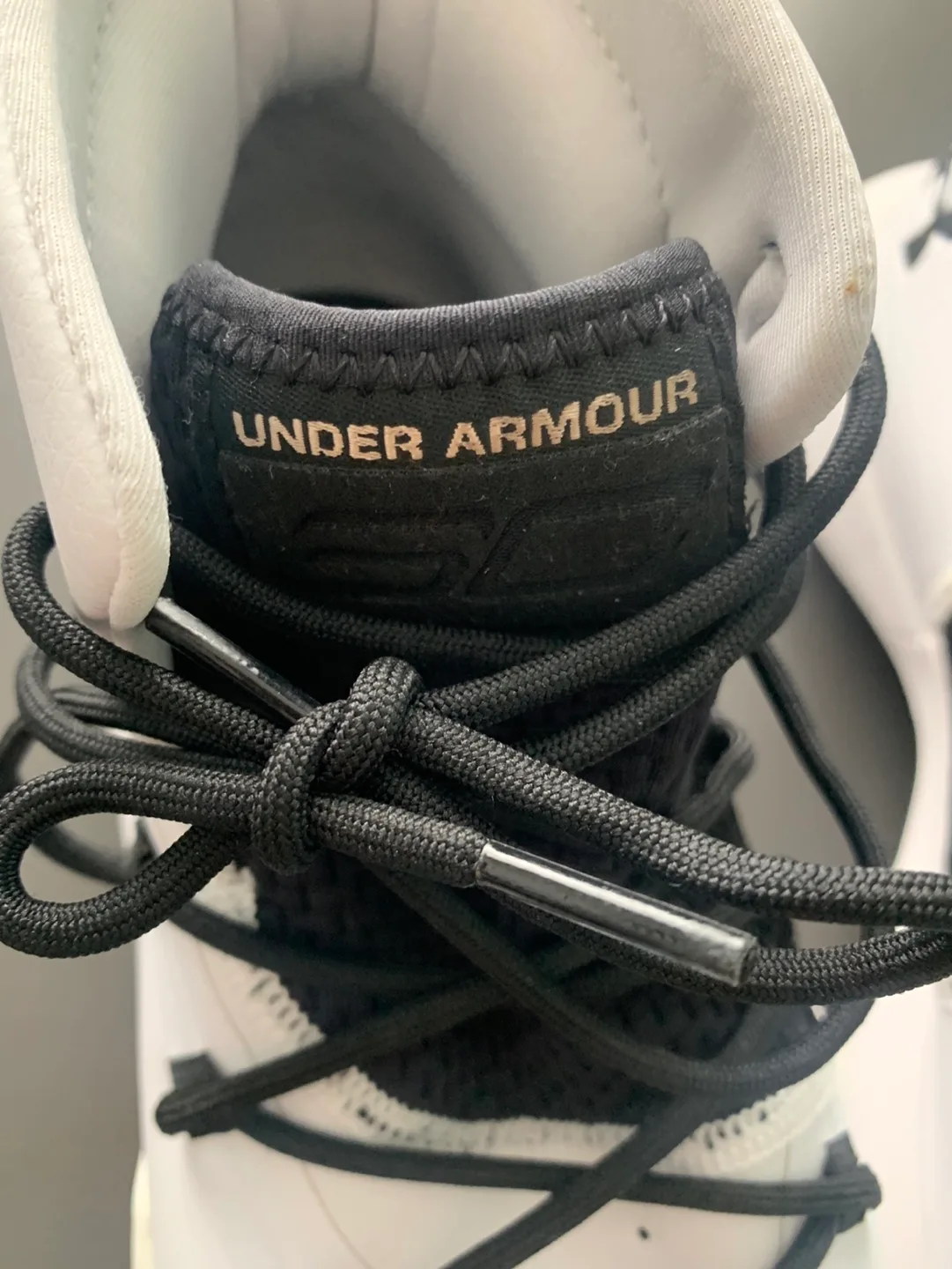 Brand New Under Armour Curry 8 Basketball Shoes - White/Black image indicator(5)