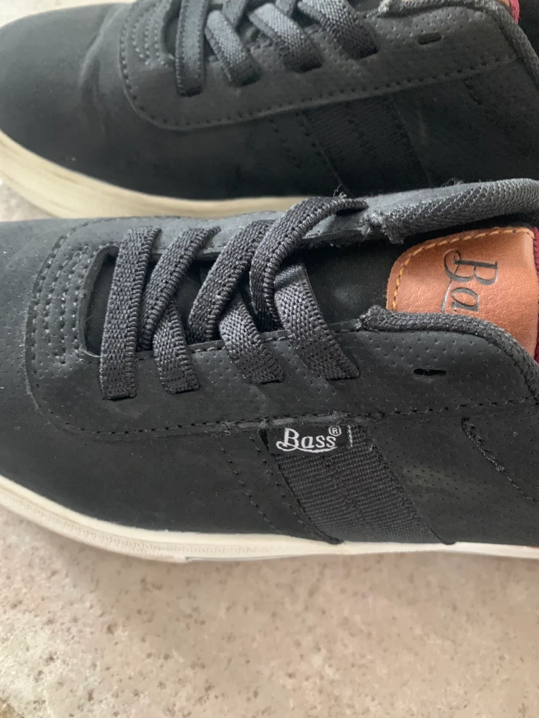 Boys' Bass Black Sneakers, Size 1 image indicator(3)