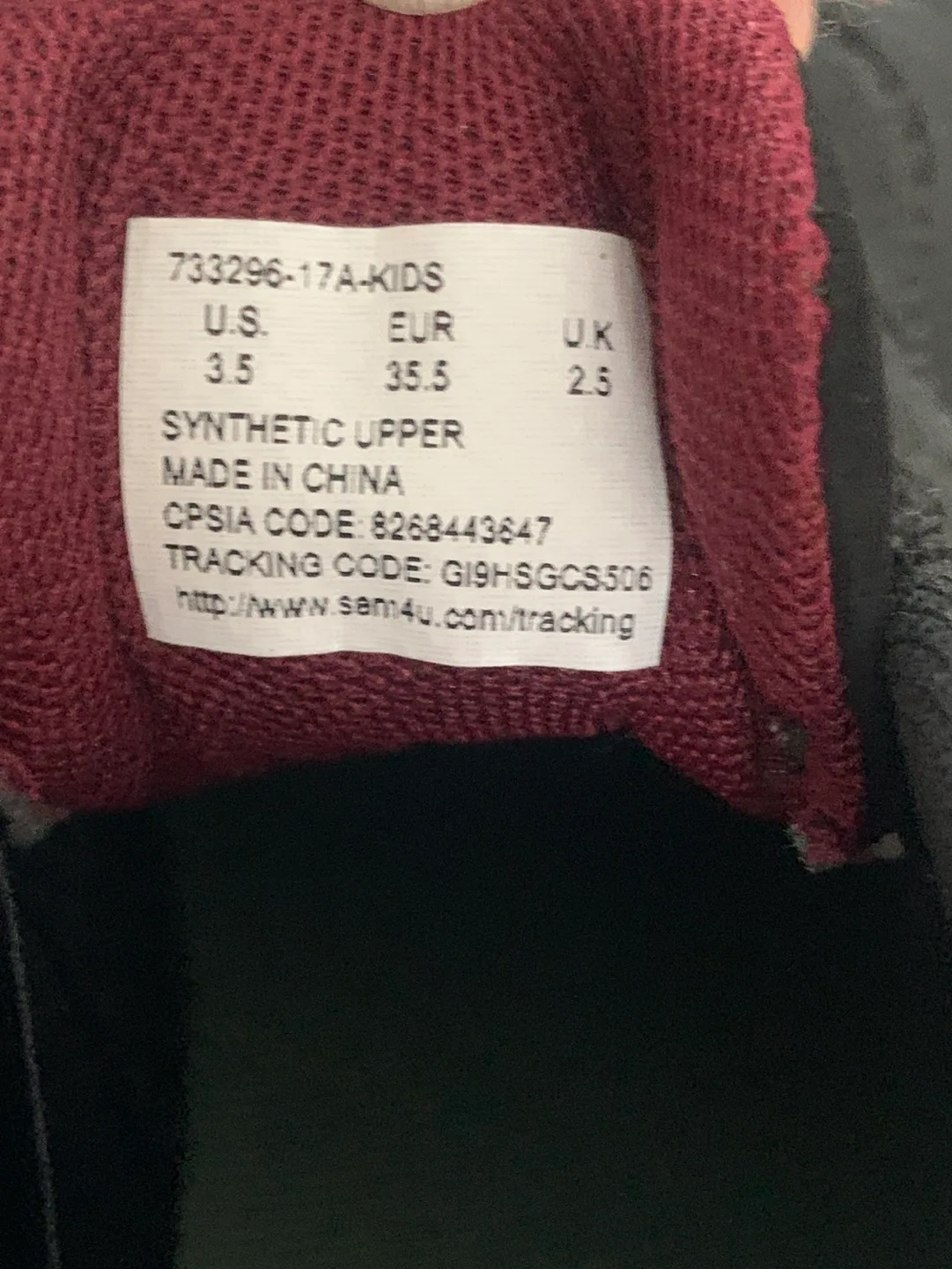 Boys' Bass Black Sneakers, Size 1 image indicator(6)