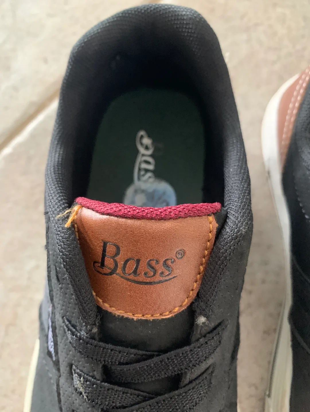 Boys' Bass Black Sneakers, Size 1 image indicator(4)