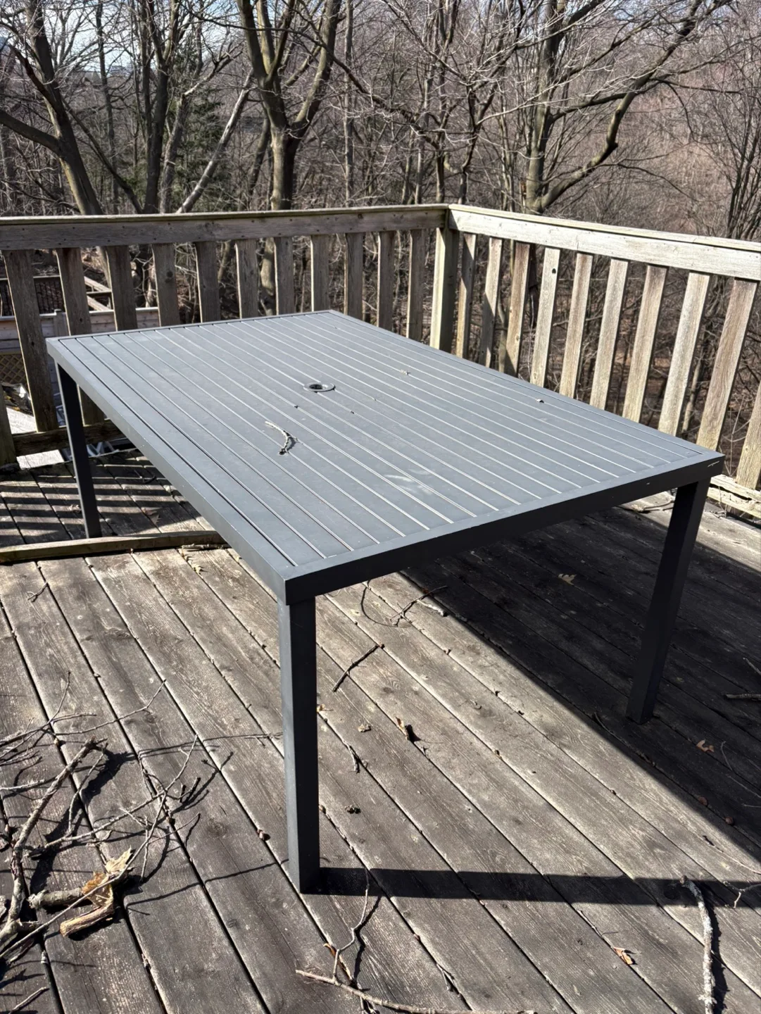 Outdoor Patio Set: Table and Two Chairs with Cushions image indicator(3)