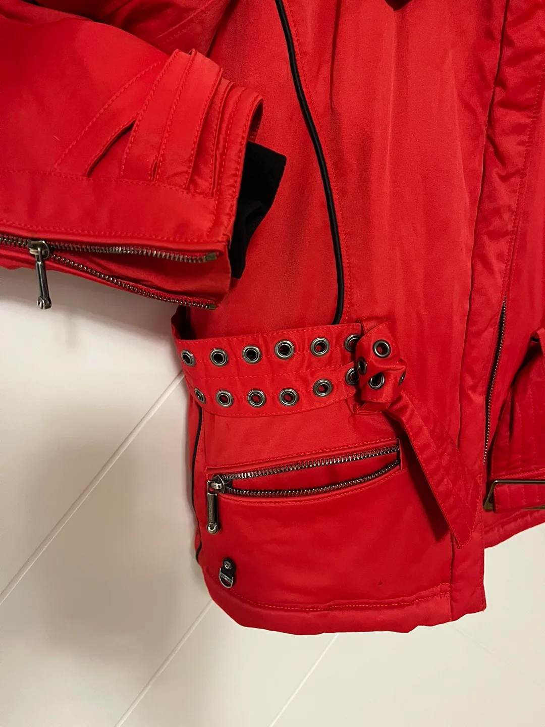 Spyder Ski Jacket with Faux Fur Trim Size M image indicator(8)