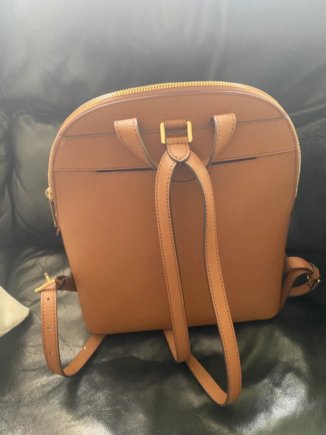Michael Kors Brown Leather Backpack image indicator(5)