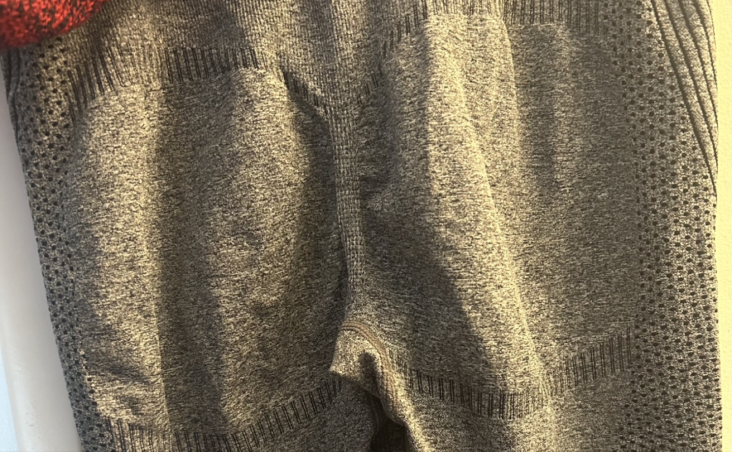 Grey Seamless Leggings with Black Detailing - photo 4