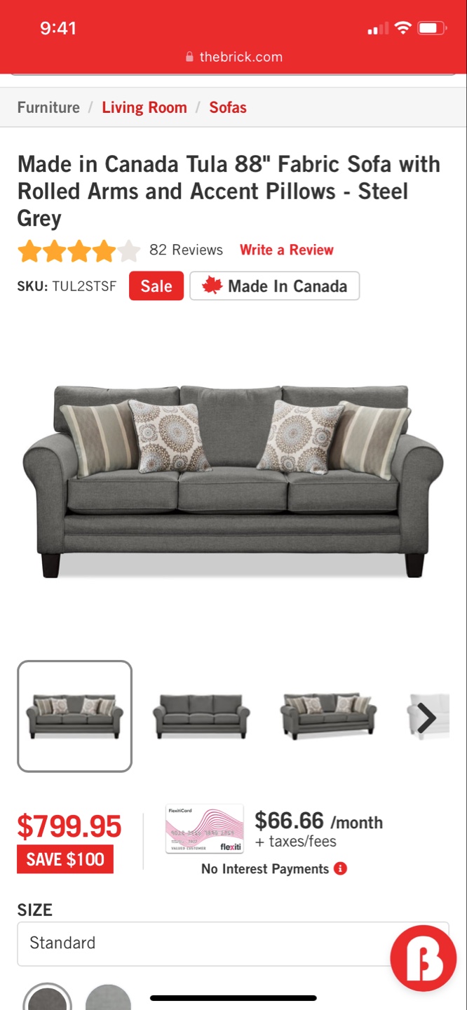 Tula Living Room Set- (couch, loveseat & chair) - photo 5