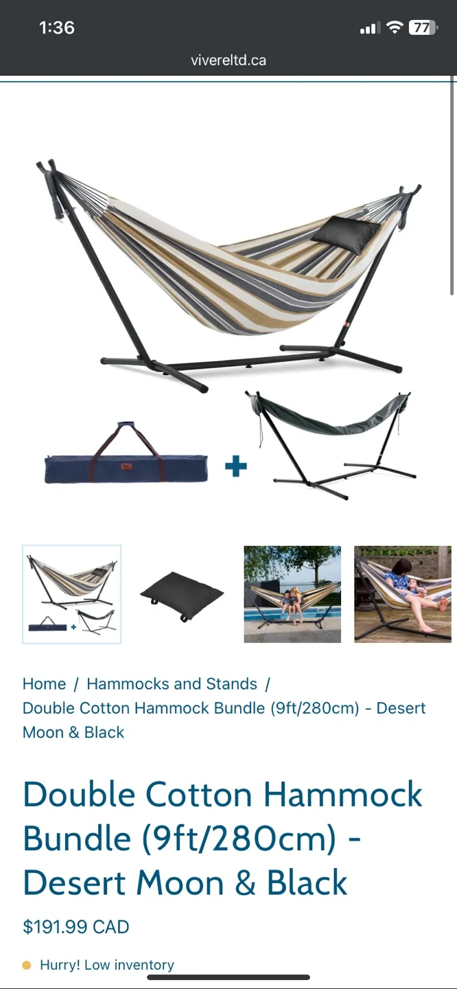 Hammock & Stand *BRAND NEW* image indicator(2)