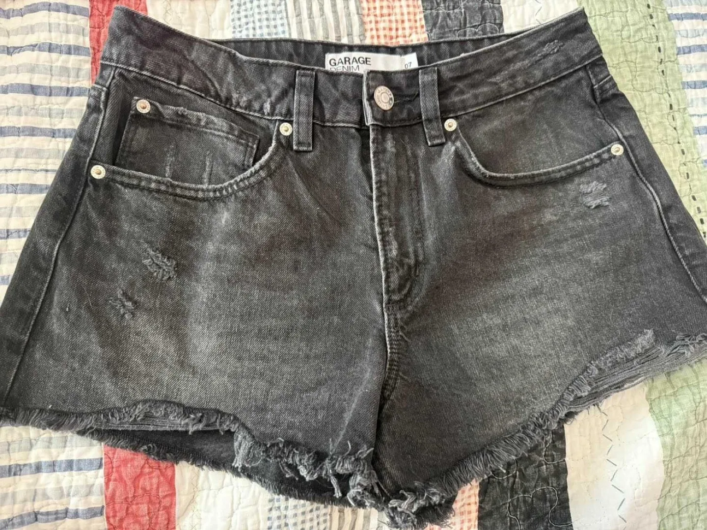Garage Denim Shorts Size 07 festival thumbnail