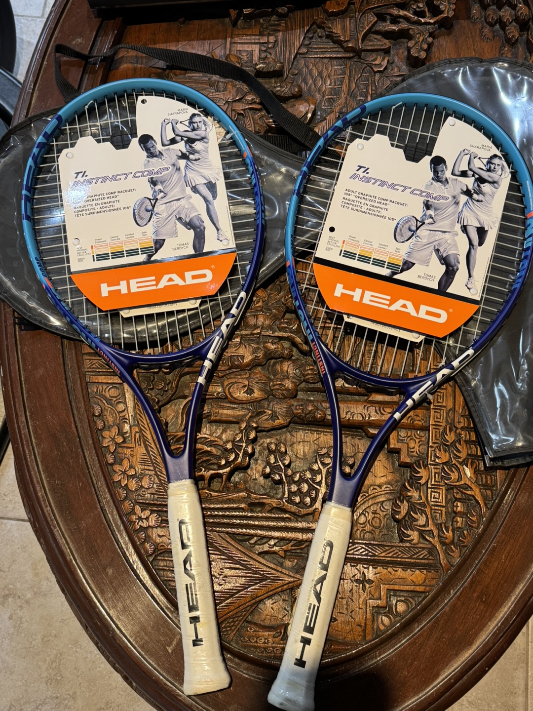 Pair of HEAD Instinct Comp Tennis Racquets