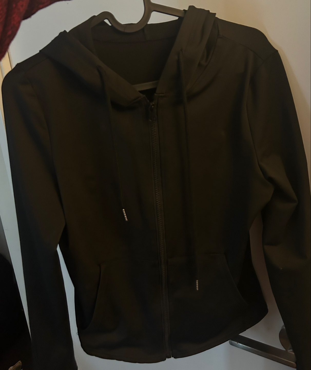 Black Zip-Up Hoodie