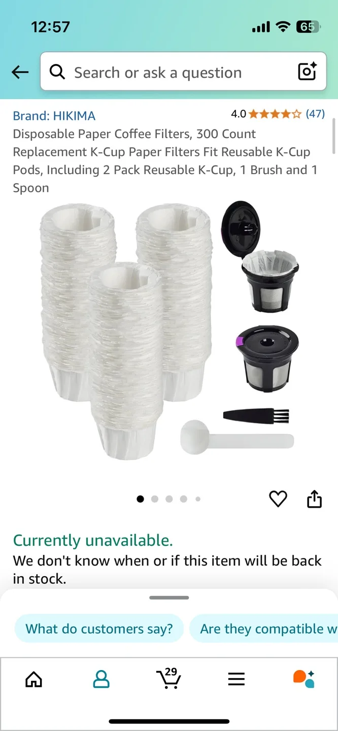 Hikima K-Cup Coffee Filters - 300 Count 💚 thumbnail