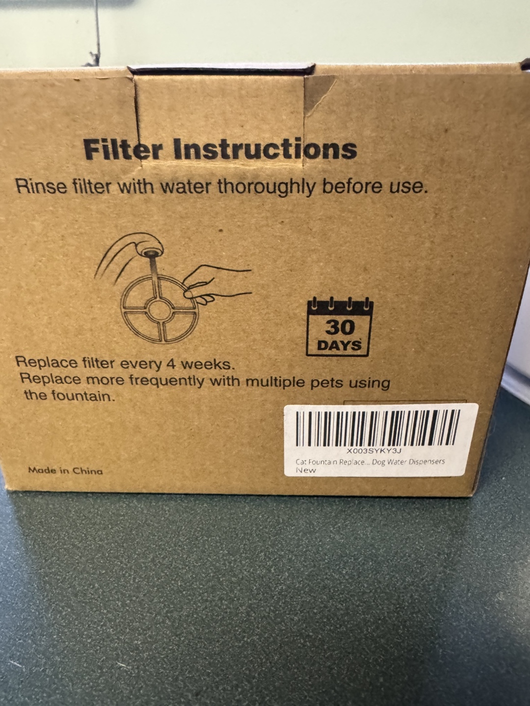 💚Pet Water Fountain with Filter and Submersible Pump - photo 5