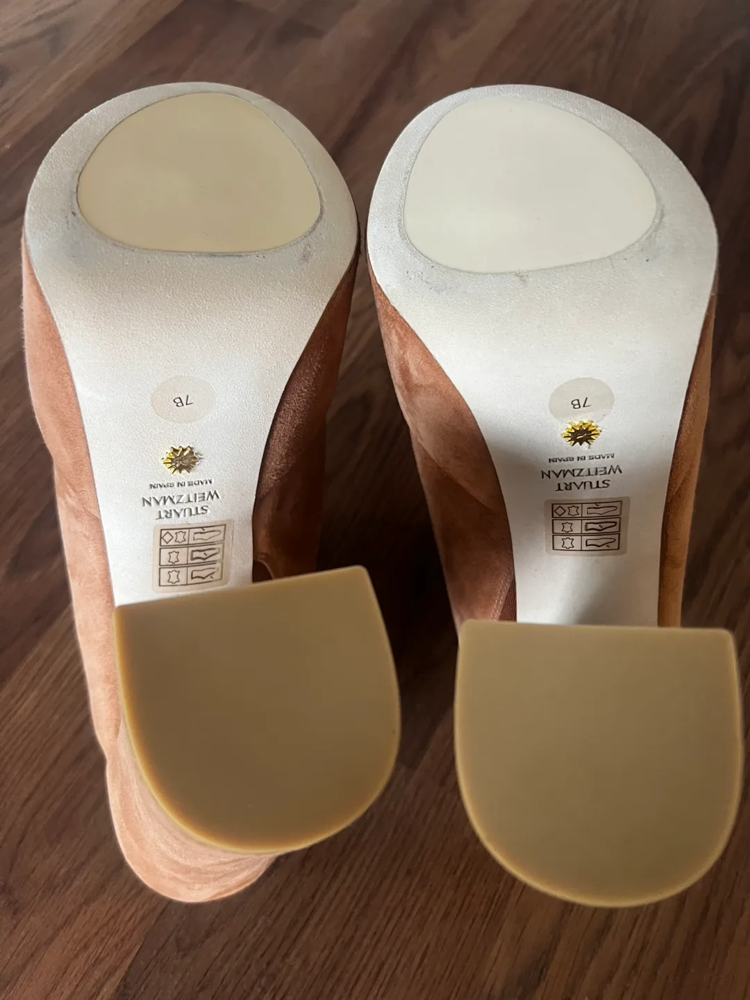 Stuart Weitzman Skyhigh Real Suede Platform Sandals image indicator(2)