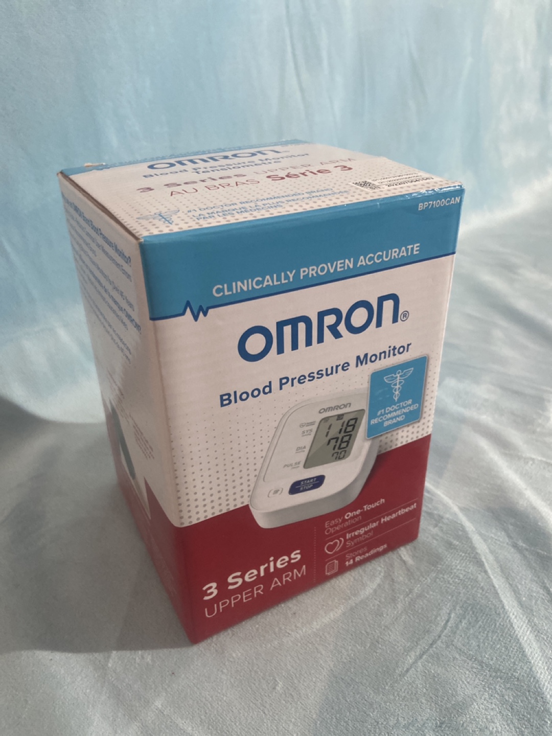 Omron Blood Pressure Monitor With Batteries