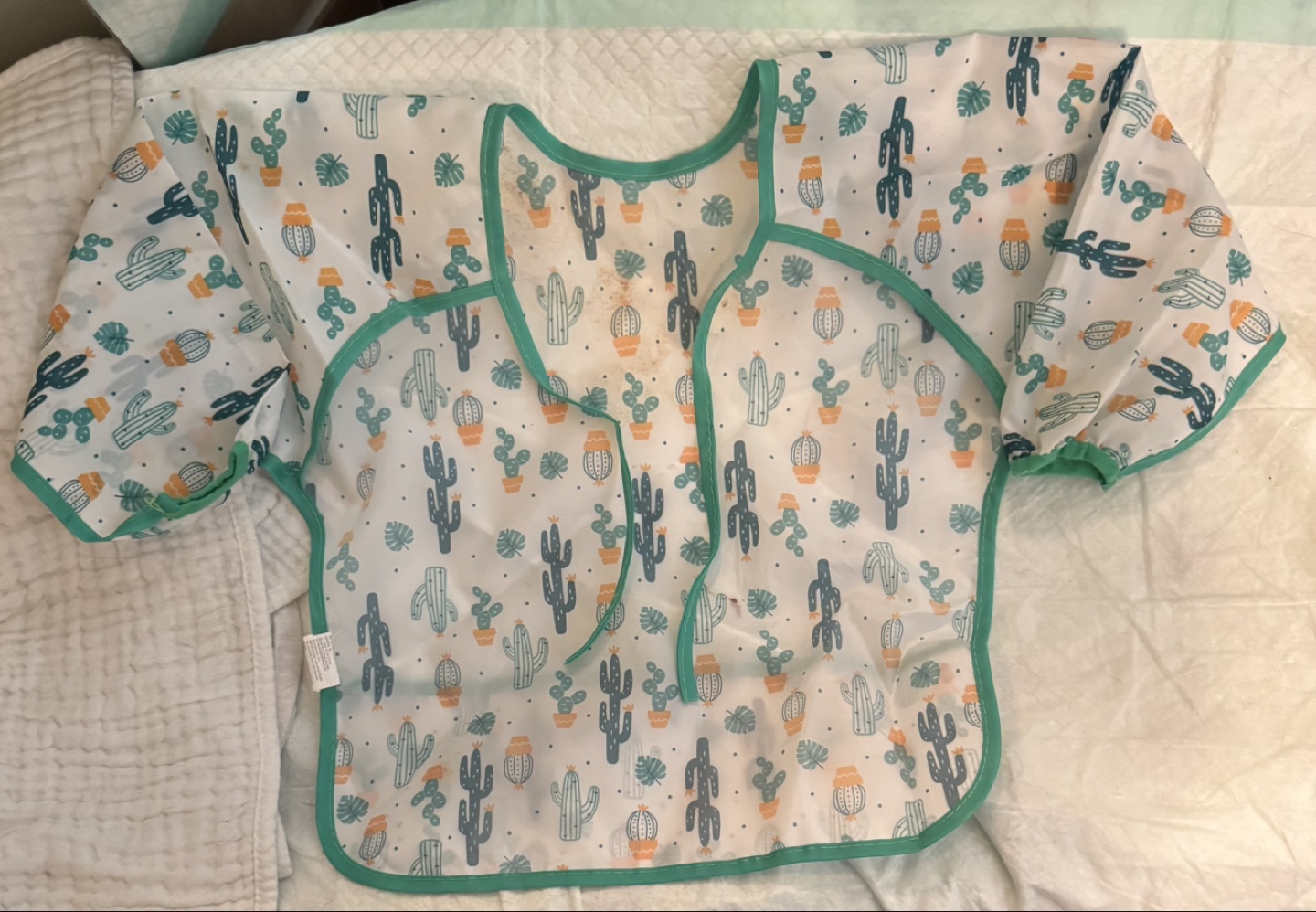 💚Bundle of 10 Long-Sleeve Waterproof Child's Smock - photo 3