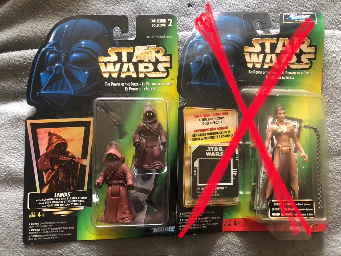 Star Wars figures on card image indicator(5)