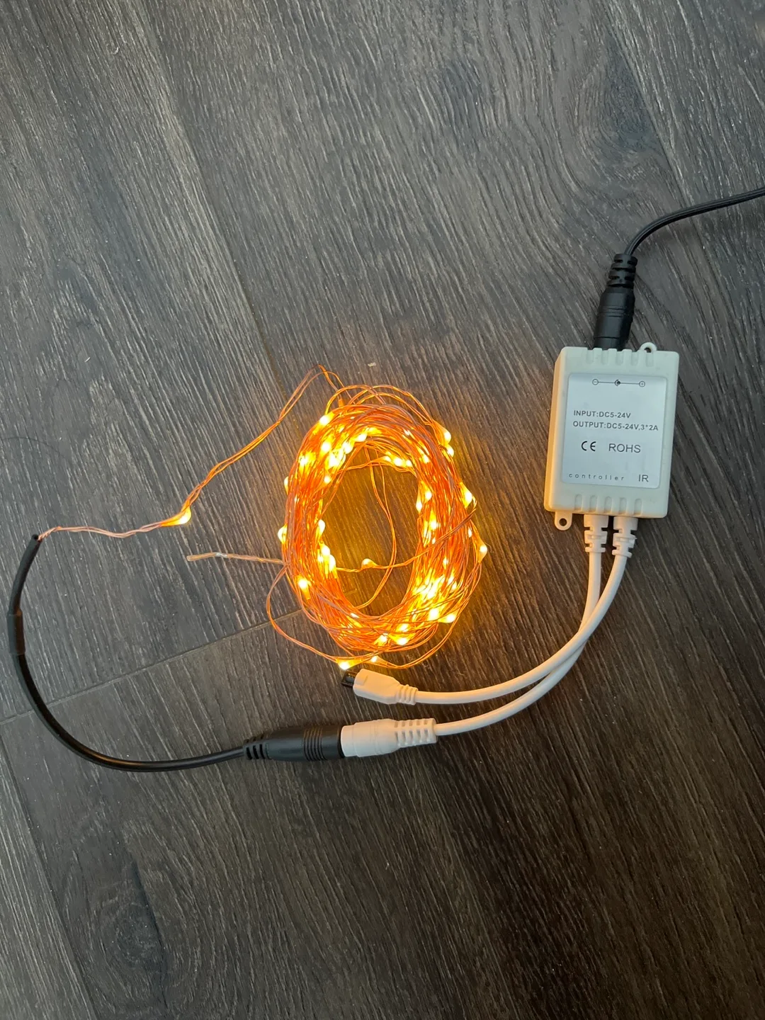 Copper Wire String Lights with Power Adapter image indicator(2)