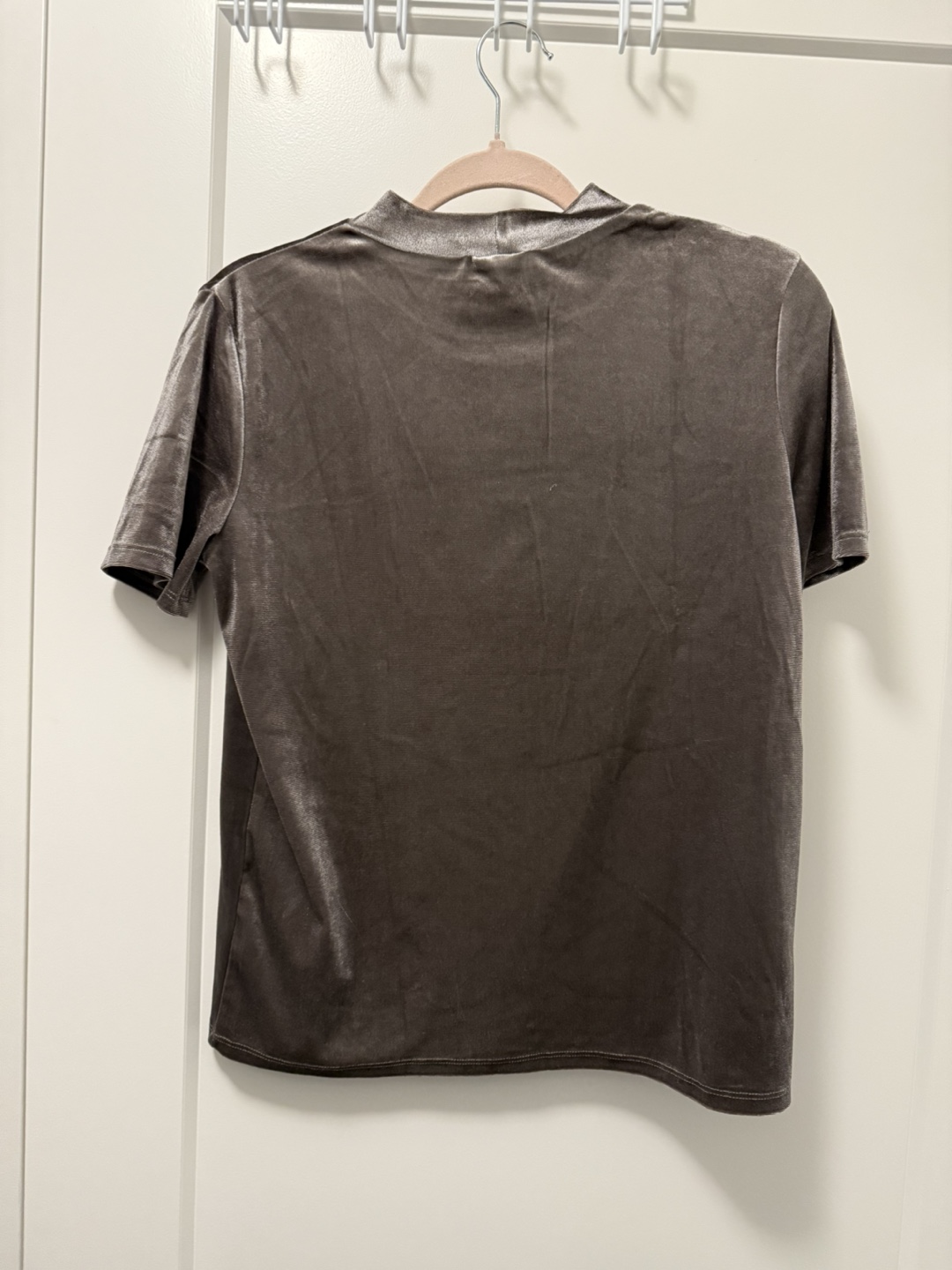 Zara Trafaluc Velvet Mock Neck Top - photo 2
