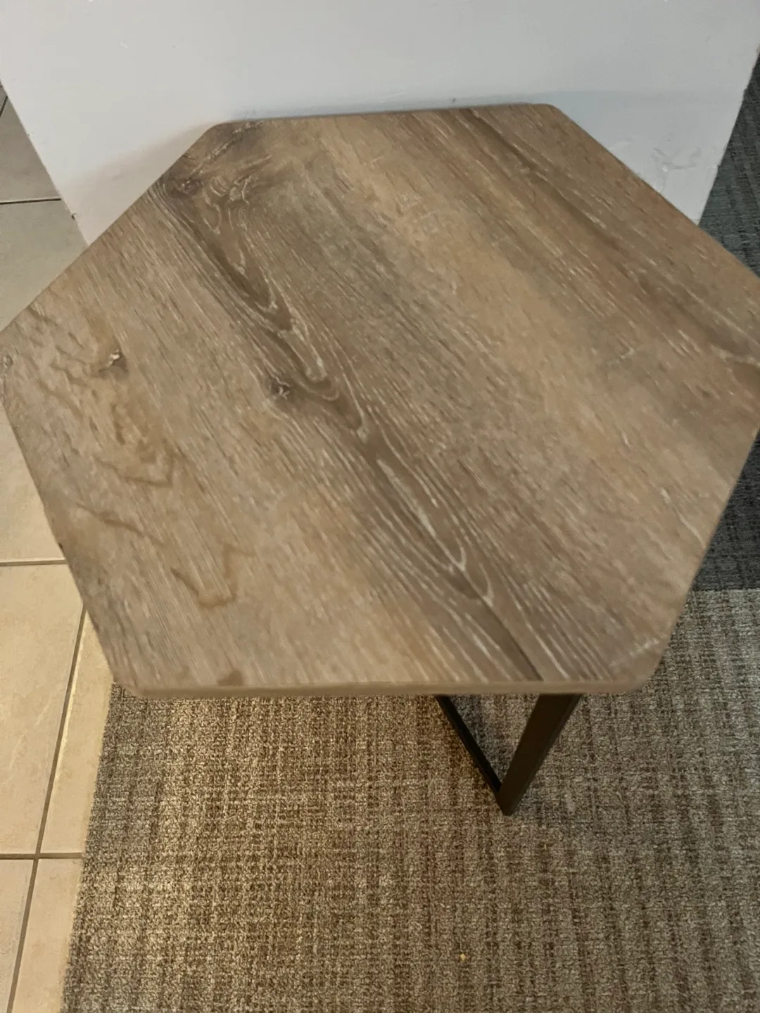 Hexagon Side Table - Modern Farmhouse Style image indicator(5)