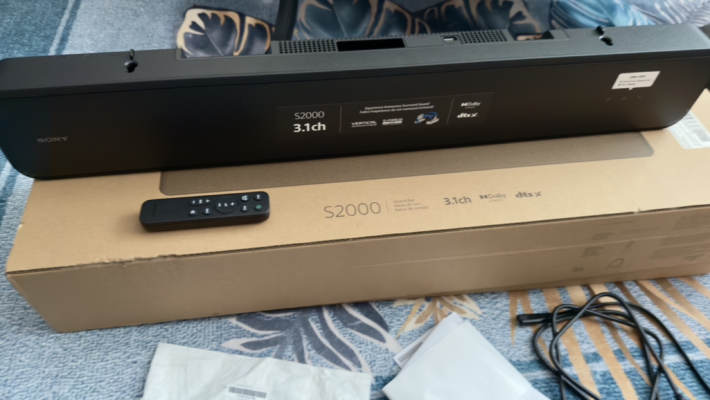 Sony S2000 3.1ch Soundbar - New in Box - photo 2
