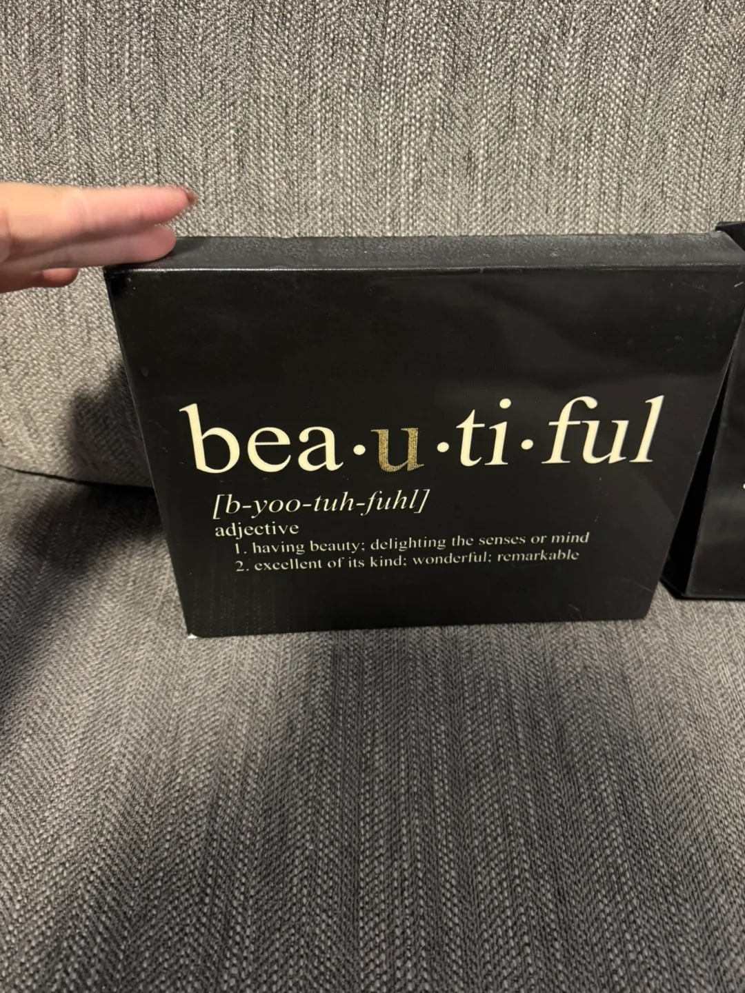 Set of 2 Black Frame canvas wall decor image indicator(3)