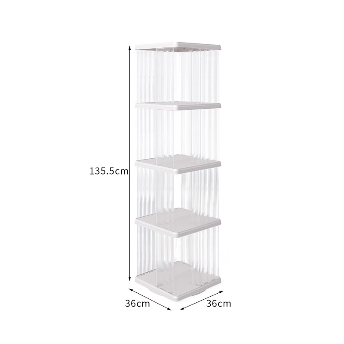 Brand new Plastic Bookshelf(4 tiers) - photo 2