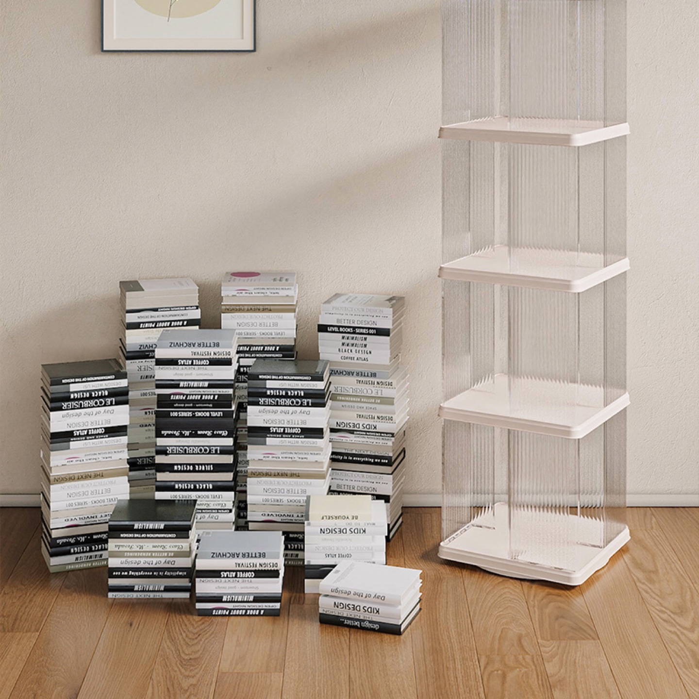 Brand new Plastic Bookshelf(4 tiers) - photo 3