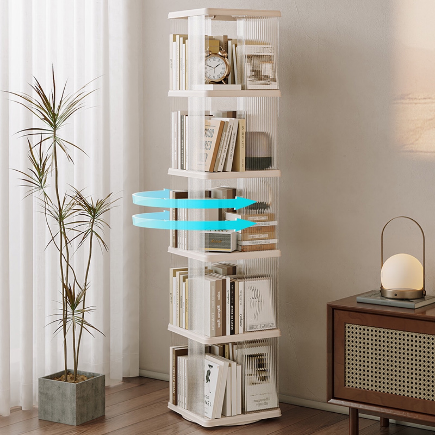 Brand new Plastic Bookshelf(4 tiers) - photo 4