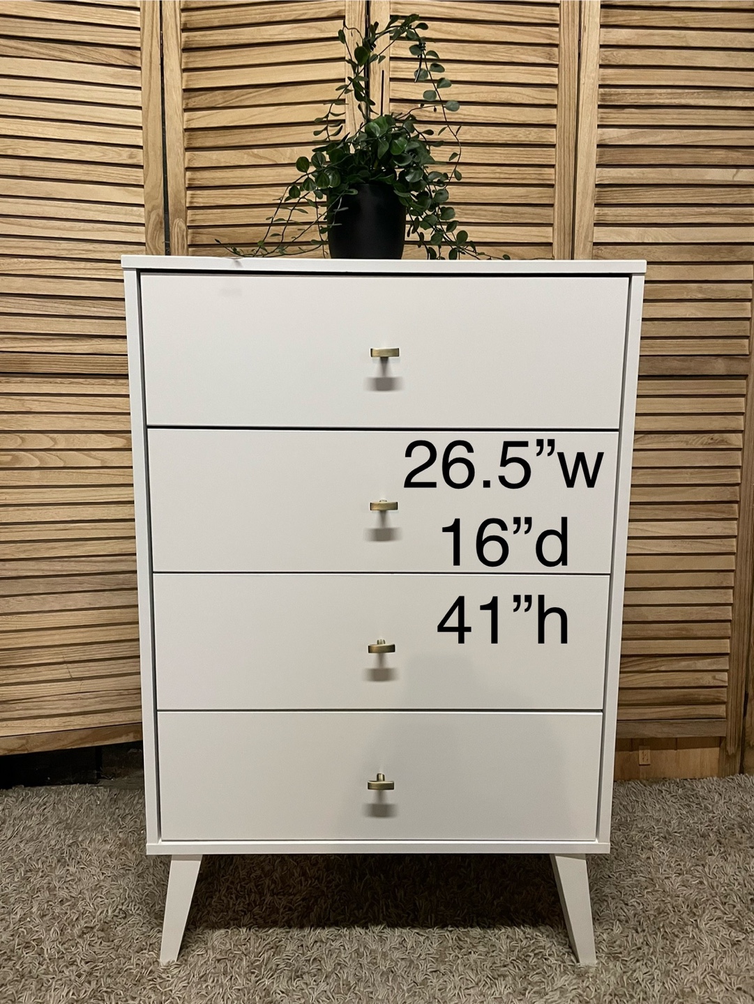 Modern 4 drawer dresser - photo 5