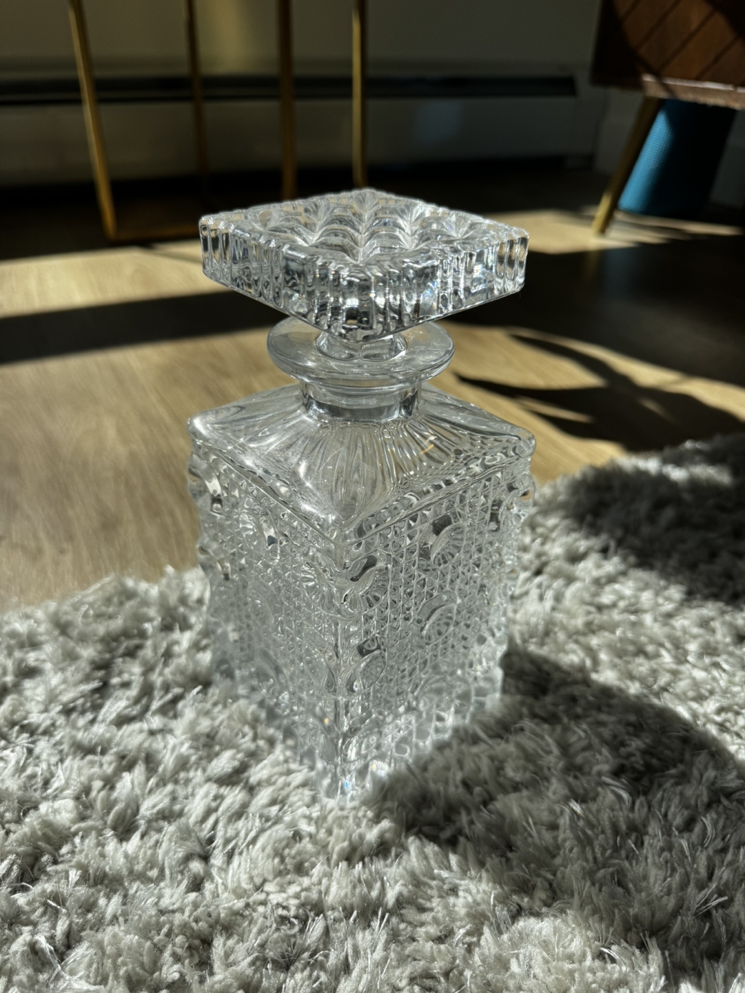 Bohemian Crystal Decanter