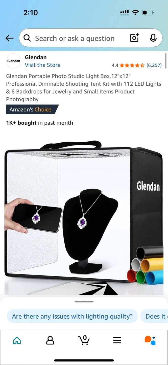 Lightbox for photography image indicator(2)