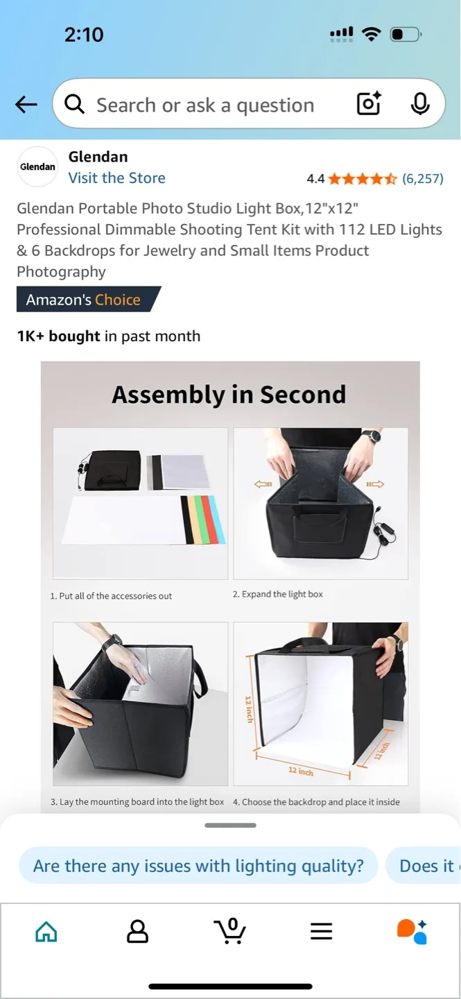 Lightbox for photography image indicator(3)