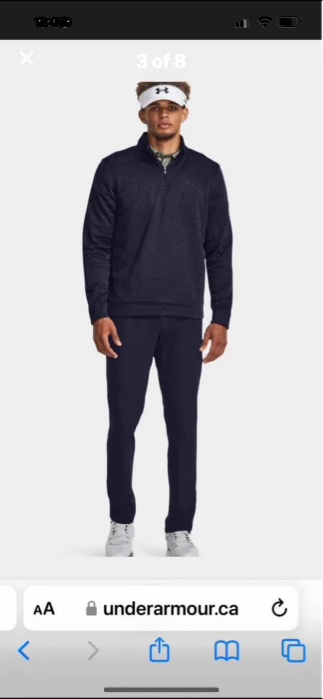 New XL Men's Under Armour UA Storm Sweaterfleece 1/4 Zip image indicator(3)