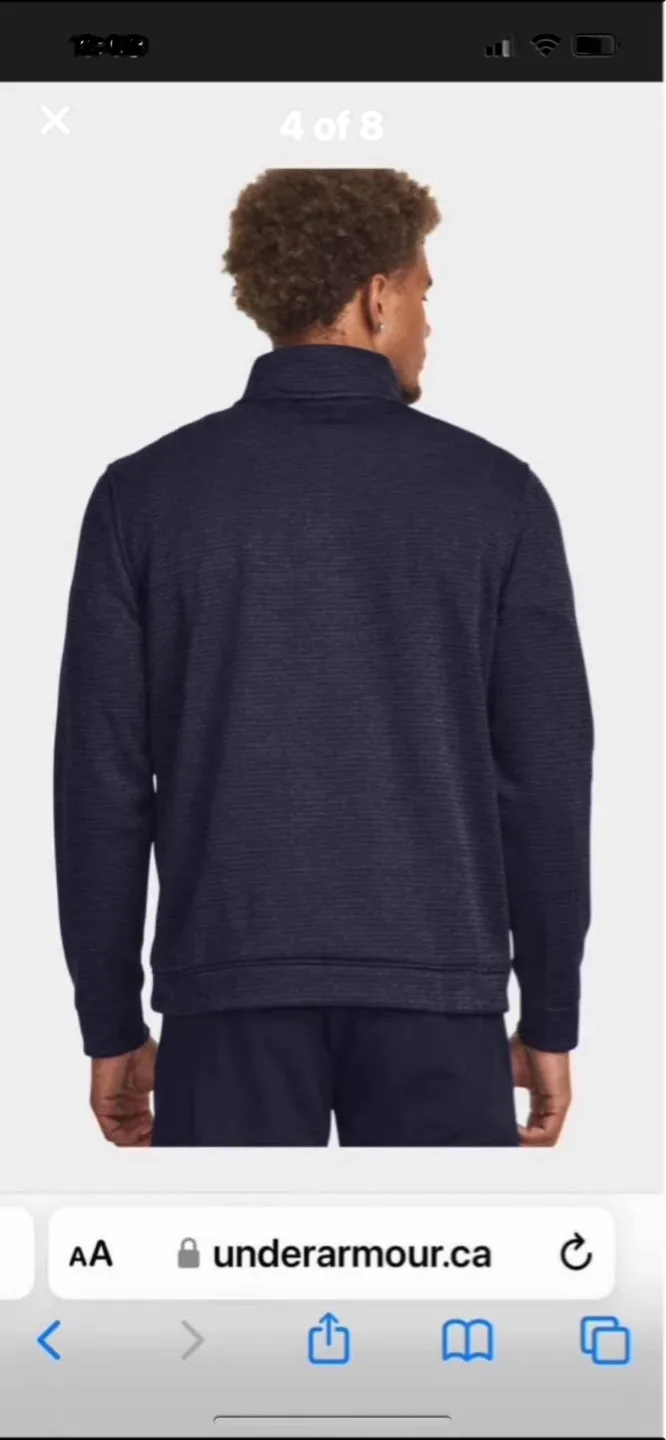 New XL Men's Under Armour UA Storm Sweaterfleece 1/4 Zip image indicator(4)