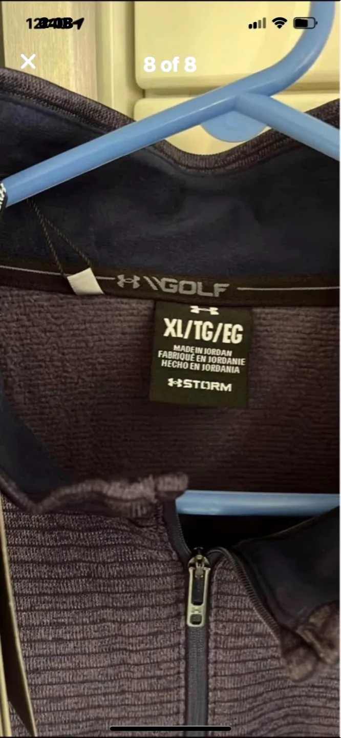 New XL Men's Under Armour UA Storm Sweaterfleece 1/4 Zip image indicator(8)