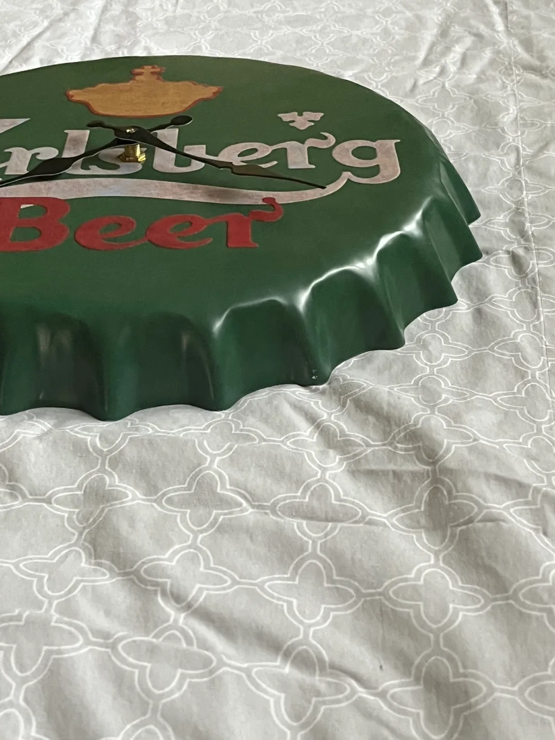 Carlsberg Beer Bottle Cap Clock image indicator(5)