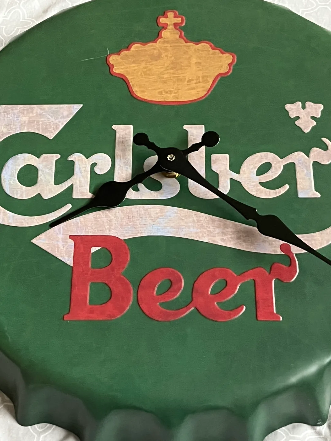 Carlsberg Beer Bottle Cap Clock image indicator(4)