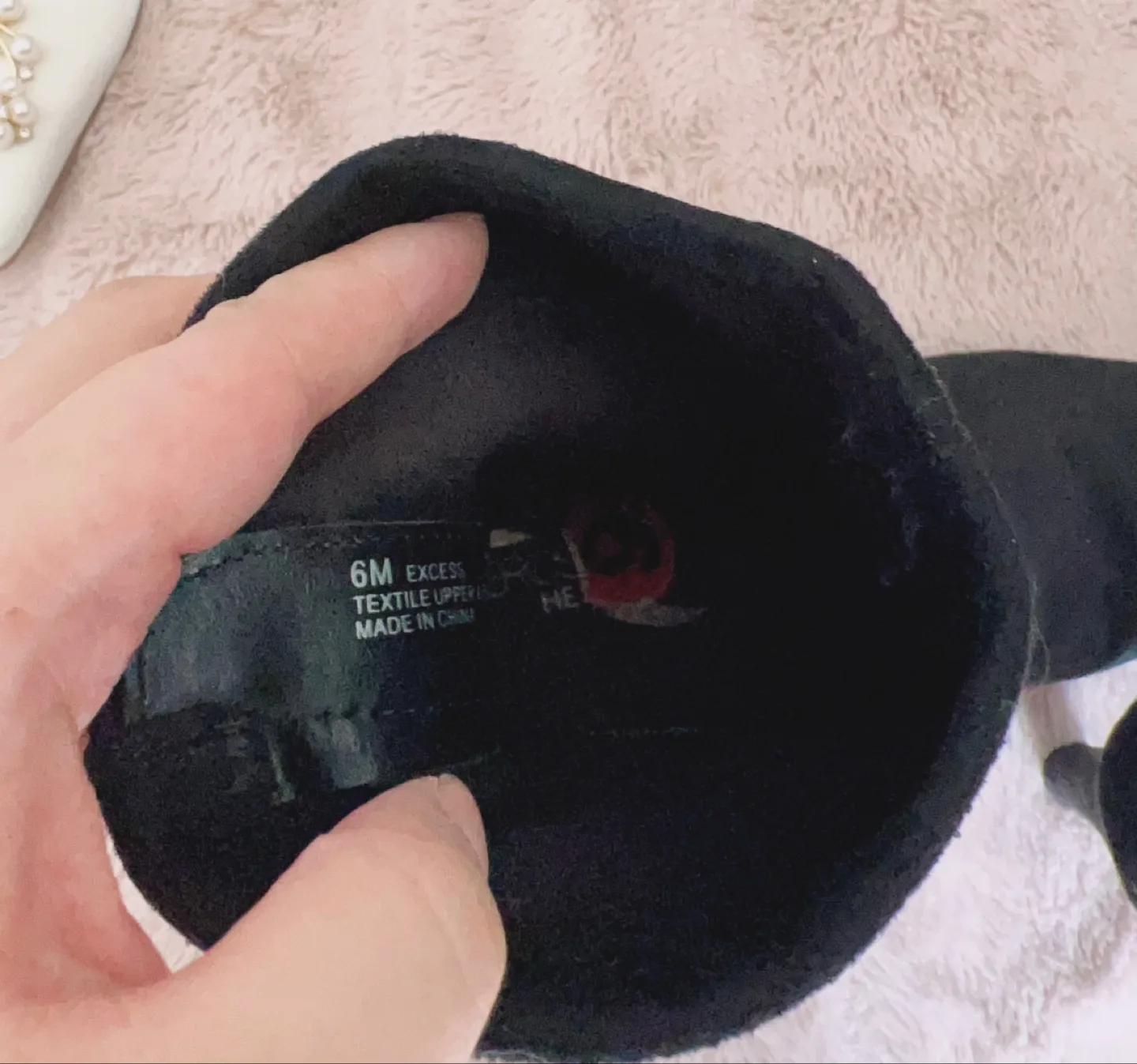 Black Suede Ankle Boots Size 6 image indicator(2)