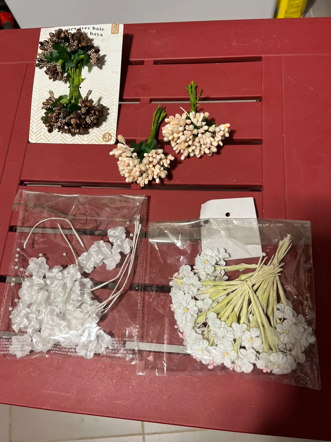 Bulk Artificial Flowers - White Roses for weddings image indicator(6)