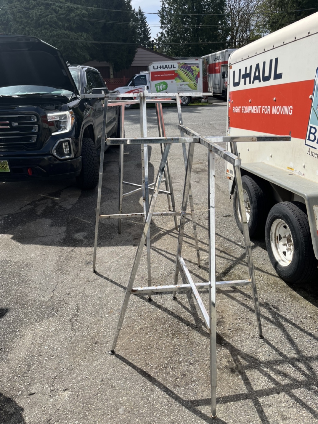 Metal A-Frame Display Stands - Set of Four - photo 2